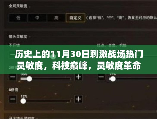 历史上的11月30日刺激战场灵敏度革新,引领科技生活新时代的灵敏度革命