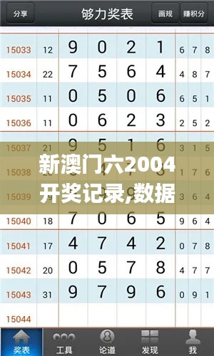 新澳门六2004开奖记录,数据解答落实_V222.358-1
