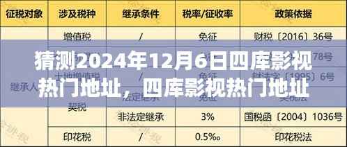 四库影视热门地址预测,展望2024年12月6日的影视新风尚