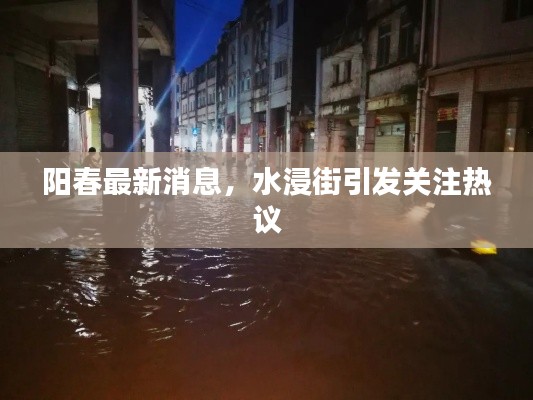 阳春最新消息,水浸街引发关注热议