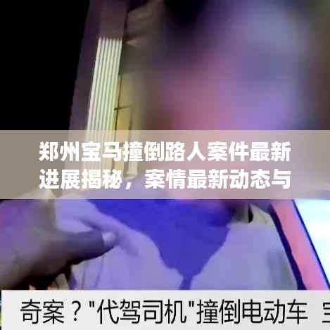 郑州宝马撞倒路人案件最新进展揭秘,案情最新动态与进展报告