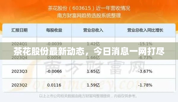 茶花股份最新动态,今日消息一网打尽