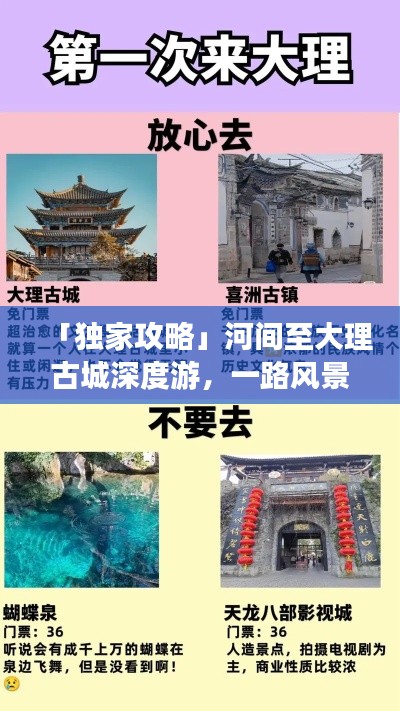 「独家攻略」河间至大理古城深度游,一路风景美如画!