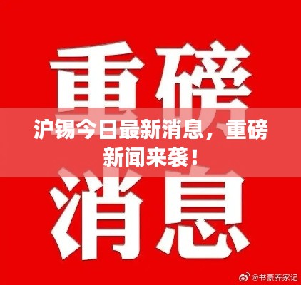 沪锡今日最新消息,重磅新闻来袭!